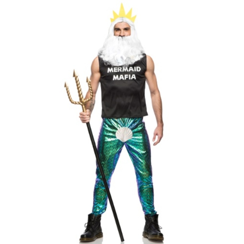 Men's Mermaid Mafia Costume Small