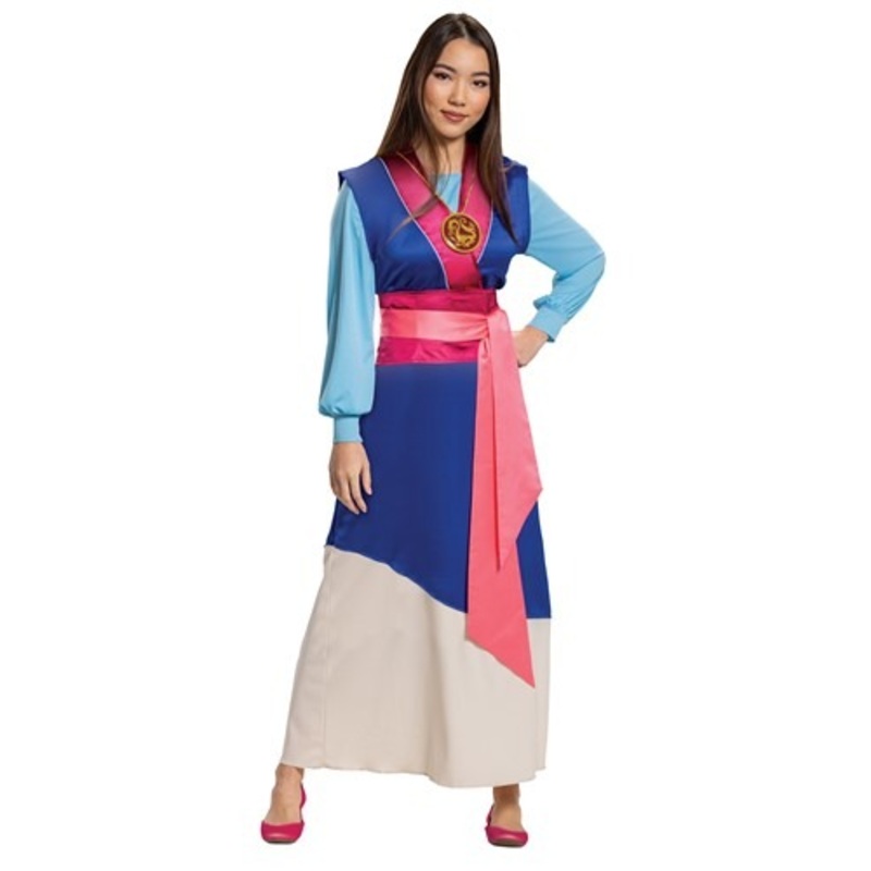Mulan Blue Dress Costume for Women Small