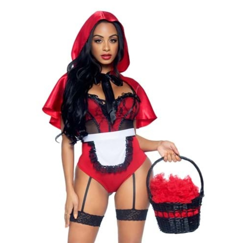 Naughty Miss Red Women's Sexy Costume Small