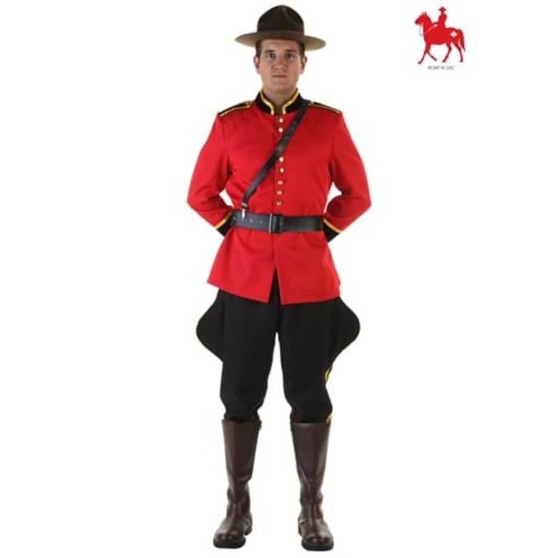 Plus Size Canadian Mountie Men's Costume 2X