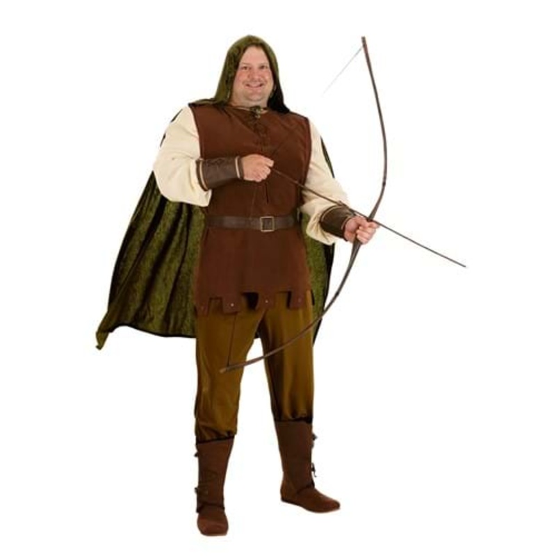 Plus Size Deluxe Robin Hood Costume for Men 2X