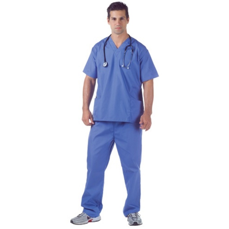 Plus Size Doctor Scrubs Costume for Adults 2X