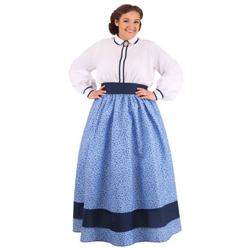 Plus Size Prairie Women's Costume Dress 1X
