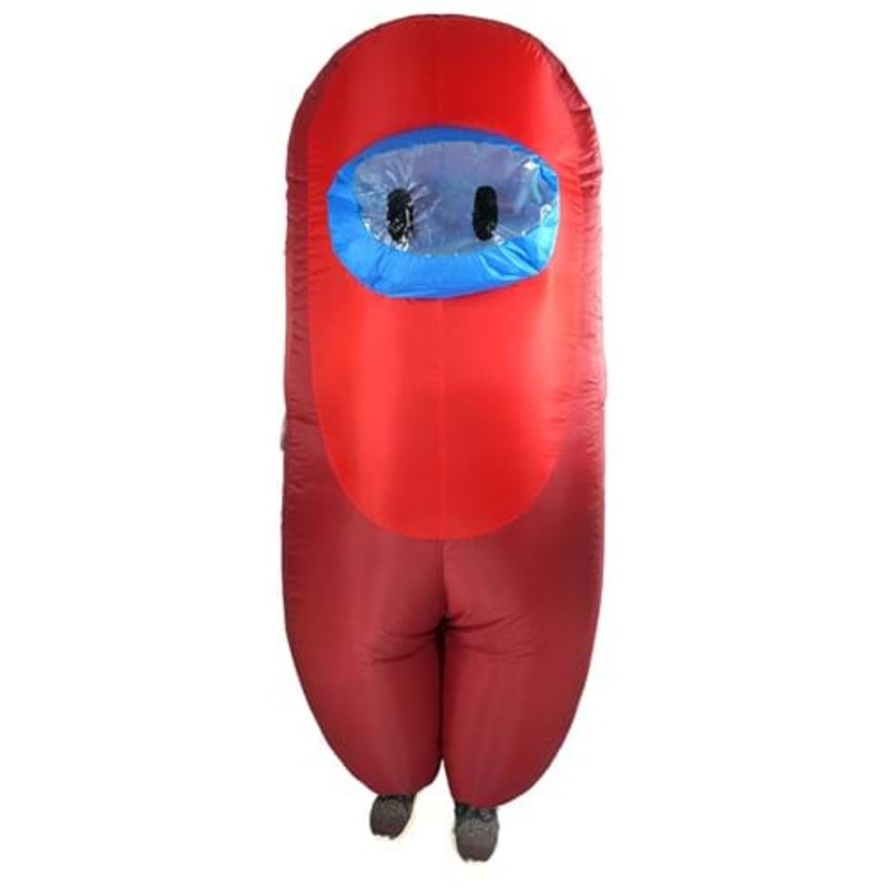 Red Sus Crewmate Killer Costume for Adults Standard