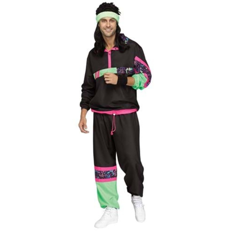 80's Track Suit Men's Costume Standard