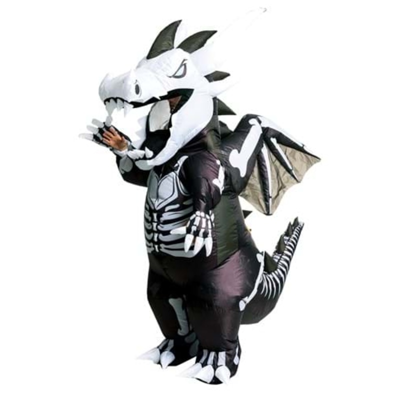 Adult Inflatable Skeleton Dragon Costume Standard