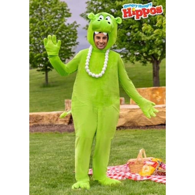 Green Hungry Hungry Hippos Costume for Adults Standard