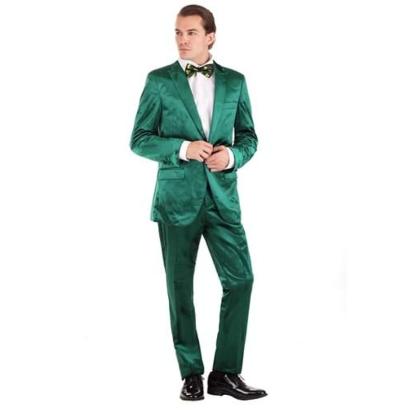 Green Leprechaun Suit Costume for Men Medium