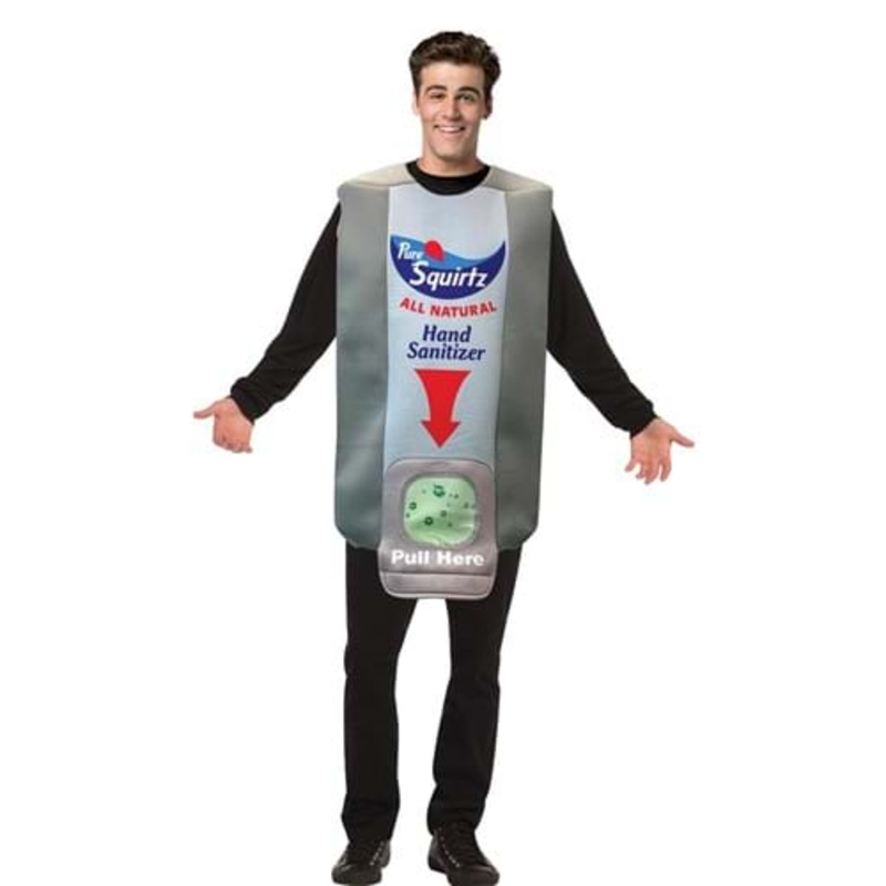 Hand Sanitizer Wall Dispenser Costume for Adults Standard