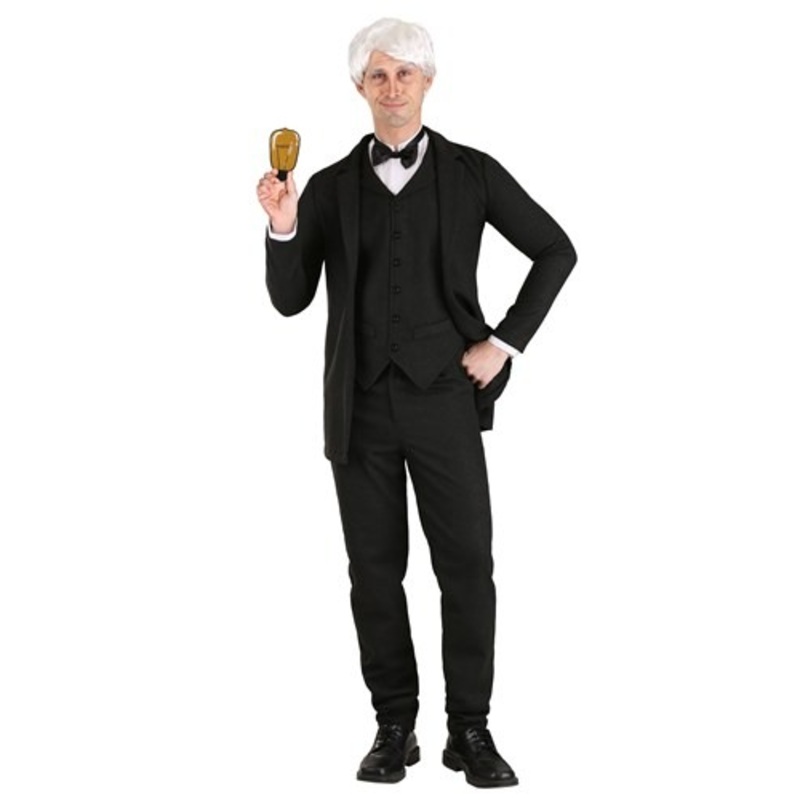 Men's Thomas Edison Costume  Medium