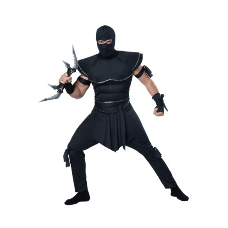 Ninja Warrior Costume for Adults Medium