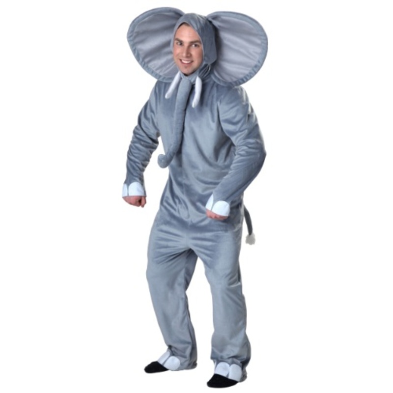Plus Size Happy Elephant Costume for Adults 3X