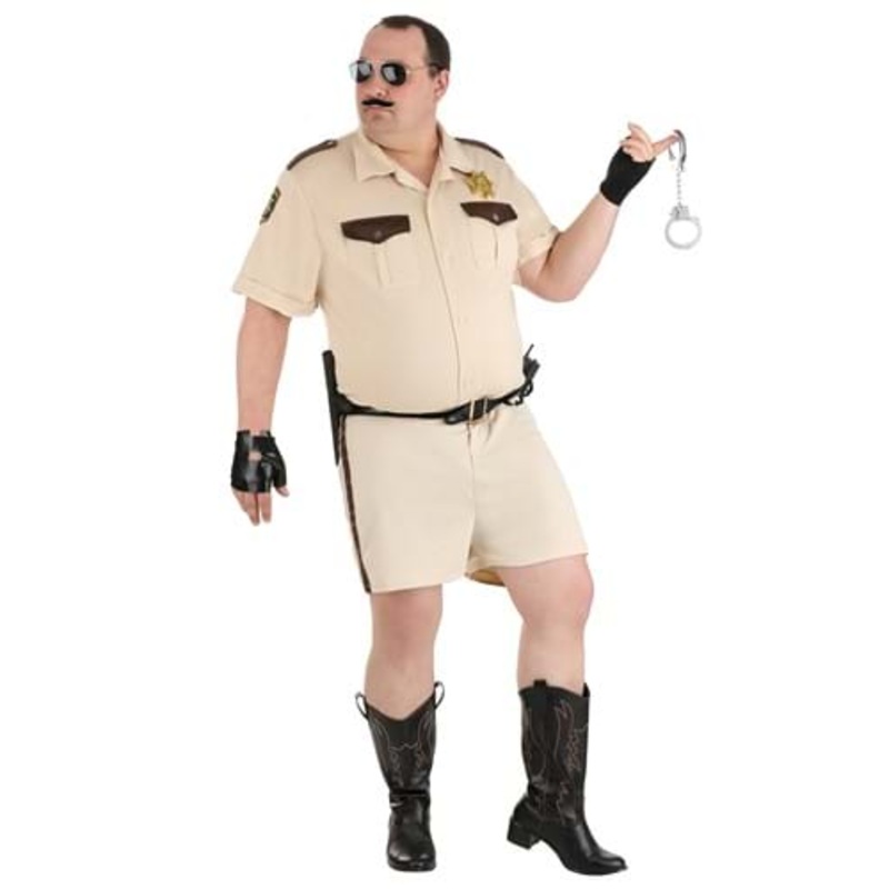 Plus Size Men's Reno 911 Deluxe Lt. Dangle Costume 2X