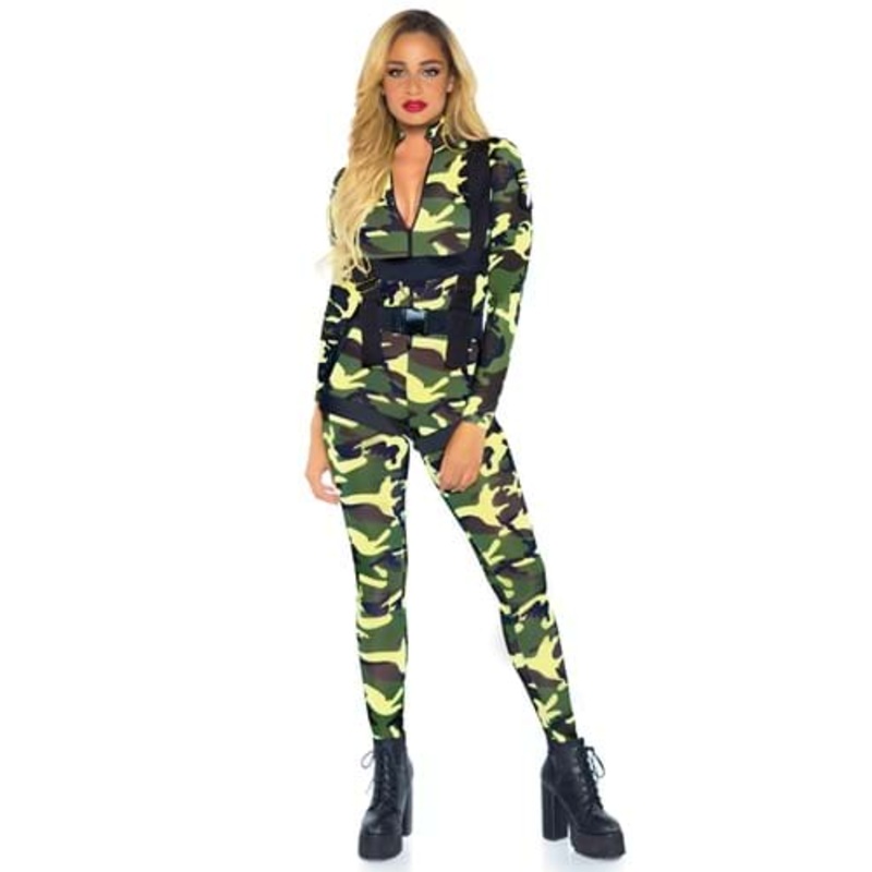 Pretty Paratrooper Costume for Women Small