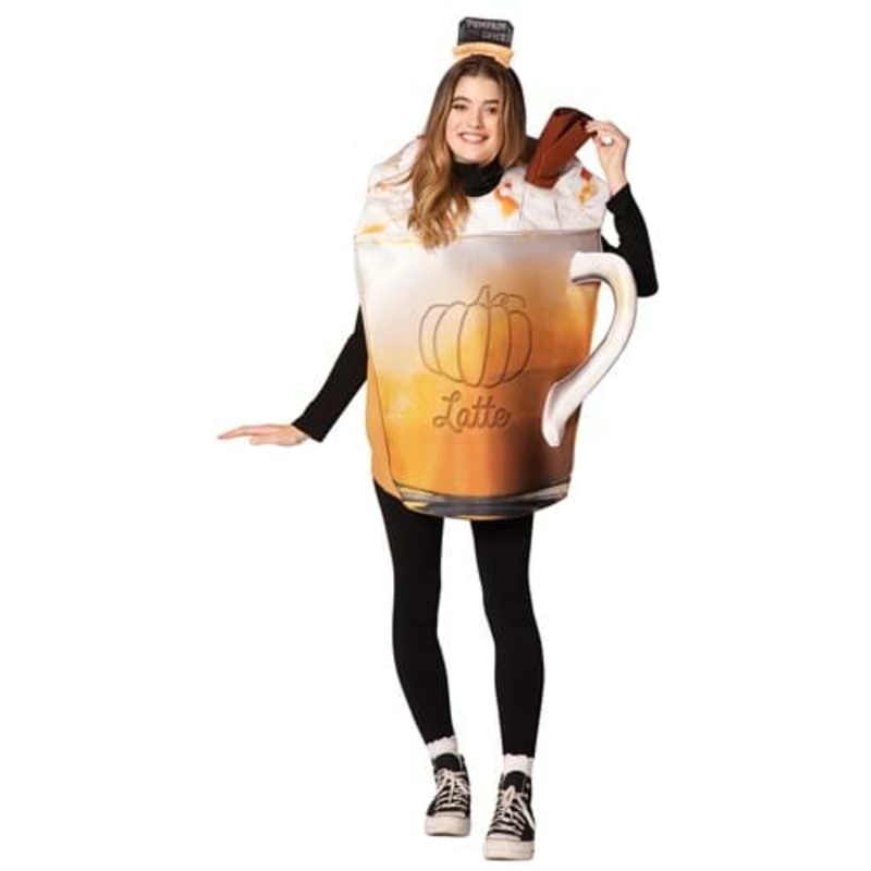 Pumpkin Spice Latte Costume for Adults Standard