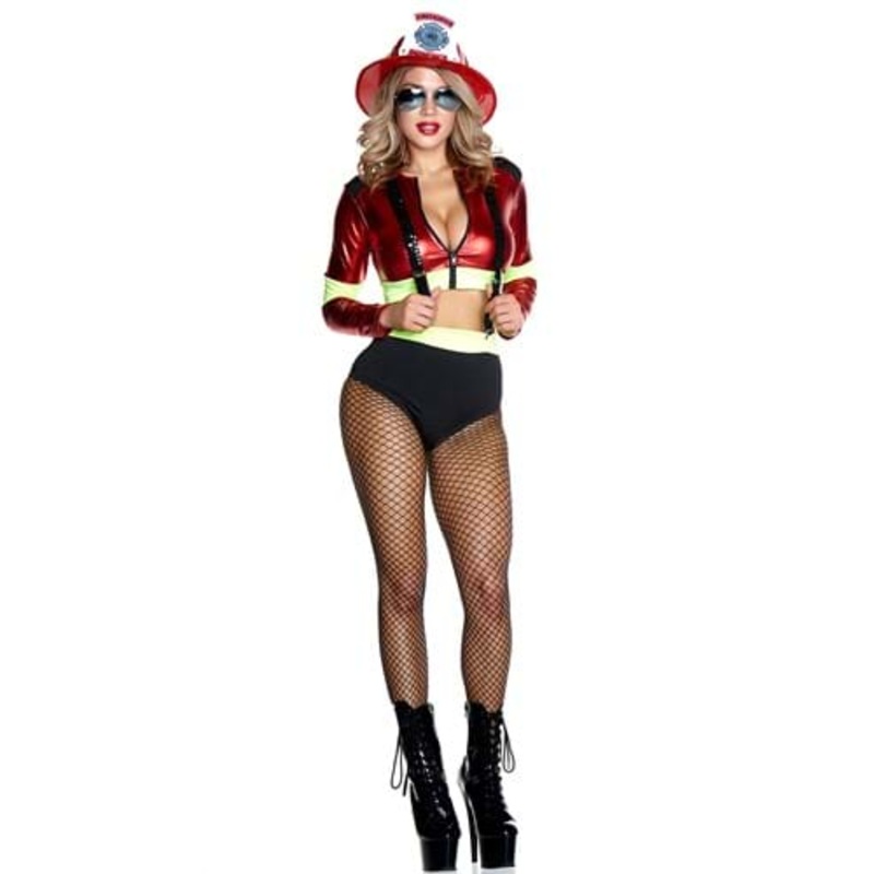 Sexy Firefighter Costume for Women X-Small/Small