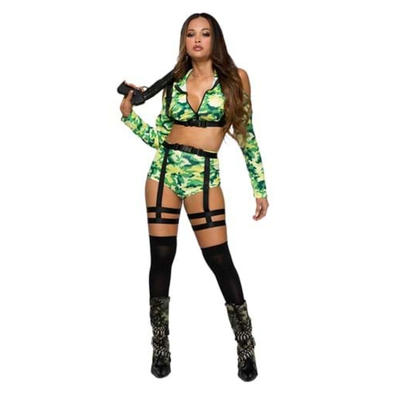 Sexy Special Op Paratrooper Costume for Women X-Small