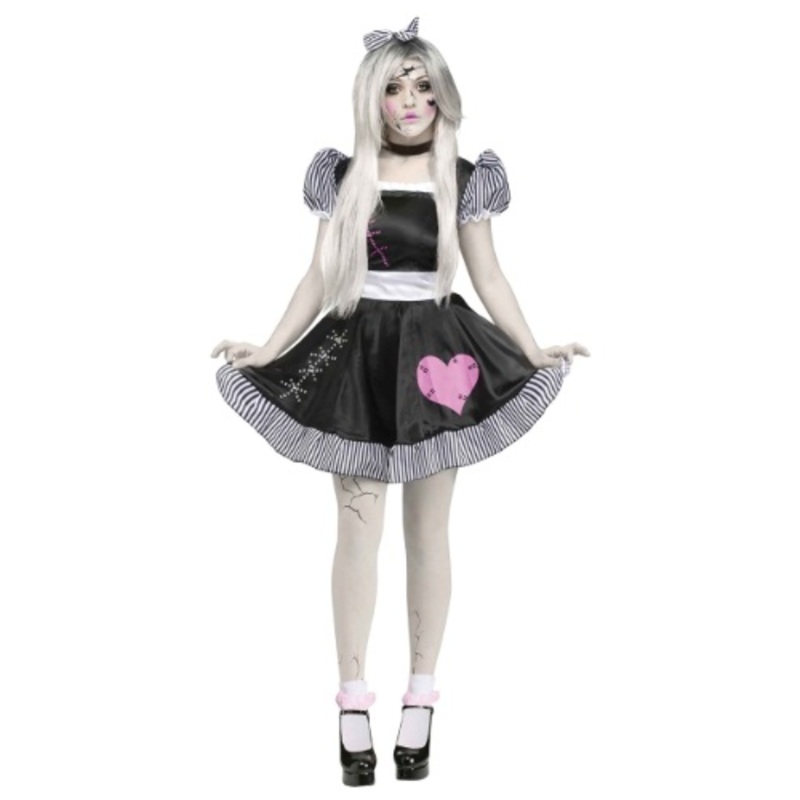 Broken Doll Costume for Adults Small/Medium