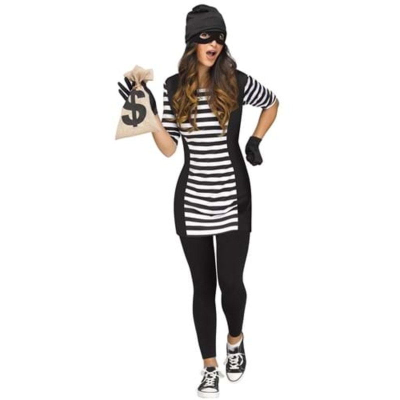 Burglar Babe Costume for Women Small/Medium