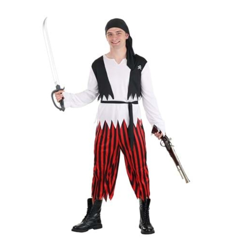 Classic Pirate Costume for Men Small
