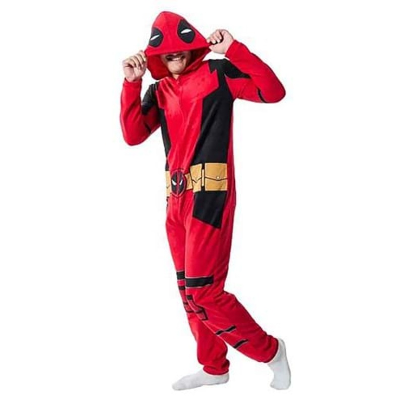Marvel Deadpool Cosplay Adult Union Suit Costume Medium