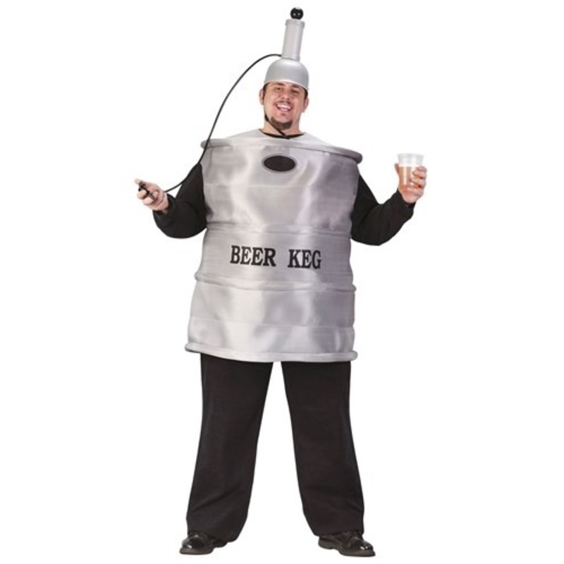 Men's Beer Keg Plus Size Costume Plus