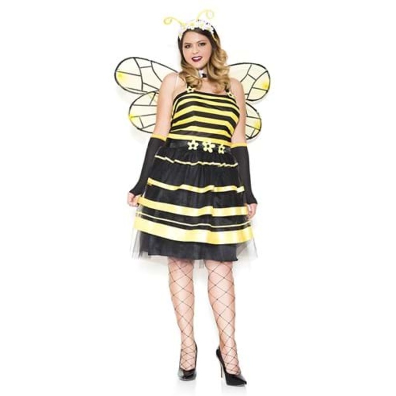 Plus Size Women's Bumble Bee Costume 1X/2X