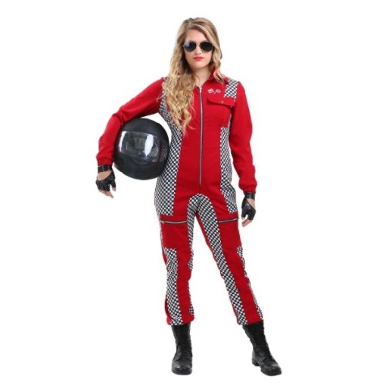 Racer Jumpsuit Plus Size Women's Costume 1X