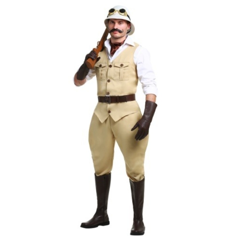Safari Hunter Plus Size Costume for Men 2X