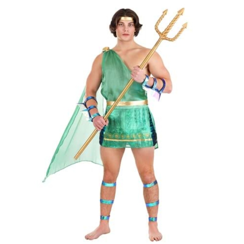 Sexy Poseidon Costume for Men Small