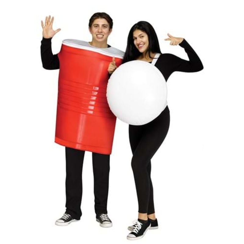 Two Person Beer Pong Couples Costume Standard