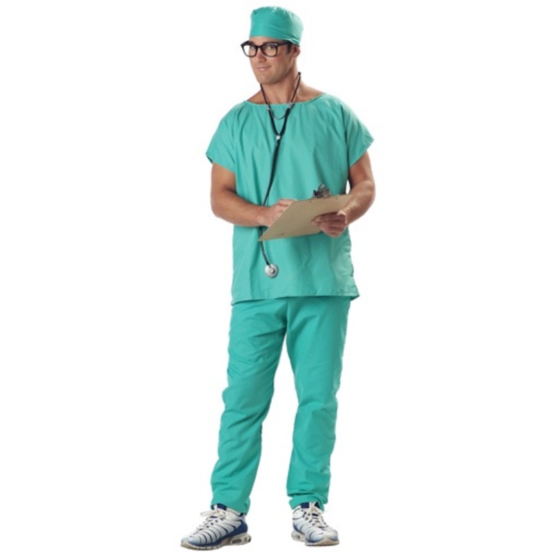 Adult Scrubs Costume Small