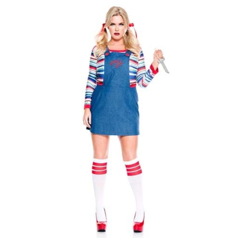 Nightmare Killer Doll Costume for Women 1X/2X