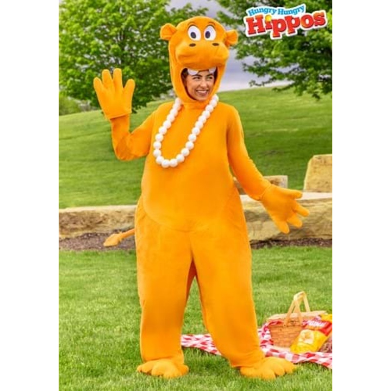 Orange Hungry Hungry Hippos Costume for Adults Standard