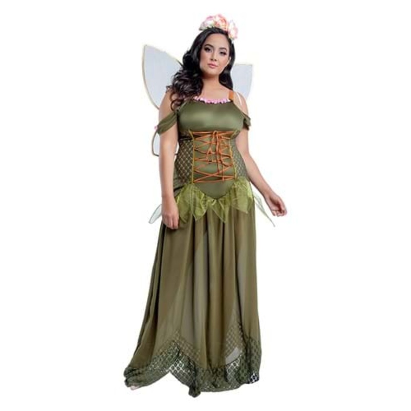 Plus Size Rose Fairy Princess Women's Costume 1X