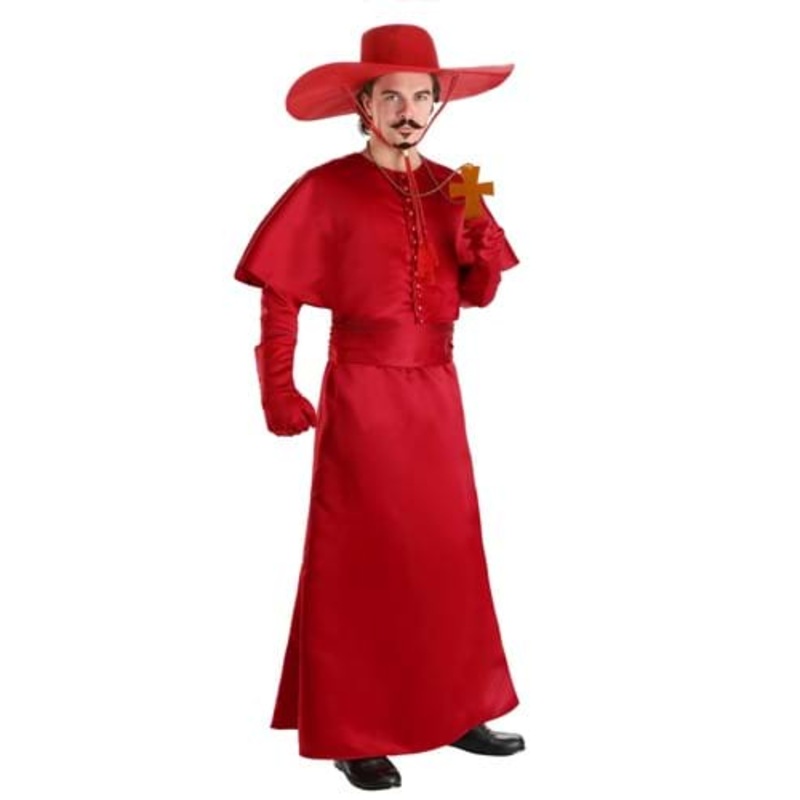 Red Inquisitor Costume for Adults Small