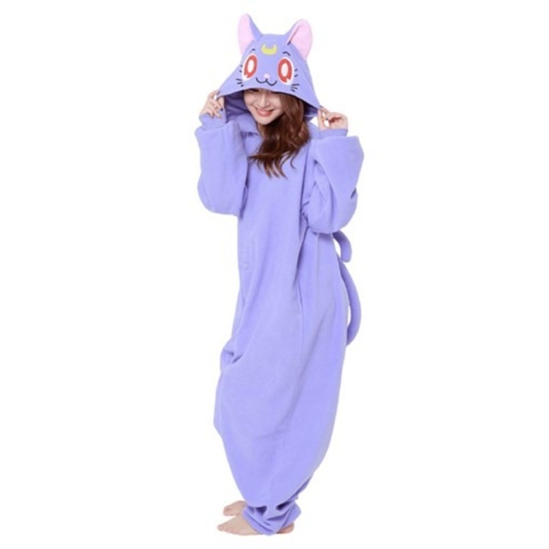 Sailor Moon Adult Luna Kigurumi Costume Standard