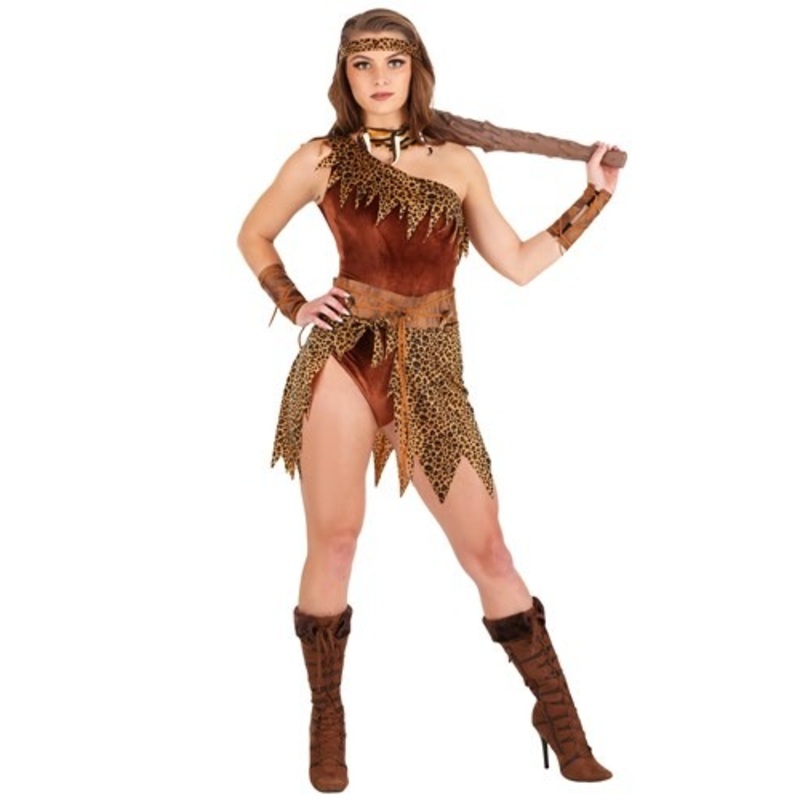 Women's Fierce Cavewoman Costume X-Small