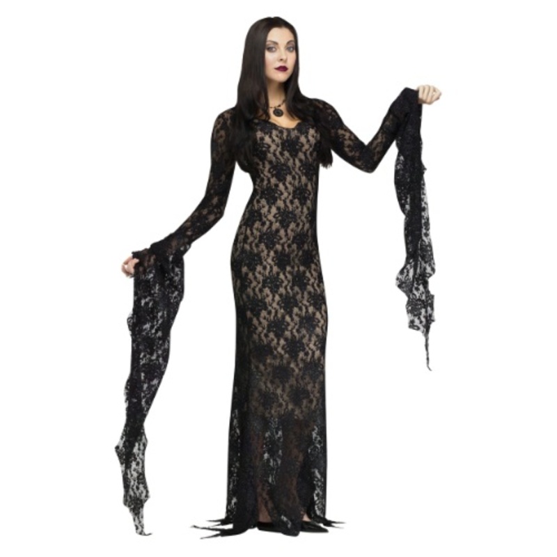 Women's Lace Miss Darkness Costume Small