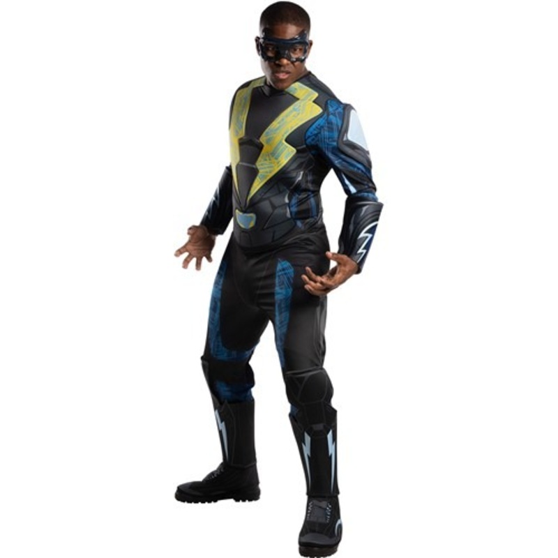 Black Lightning Adult Deluxe Costume Standard