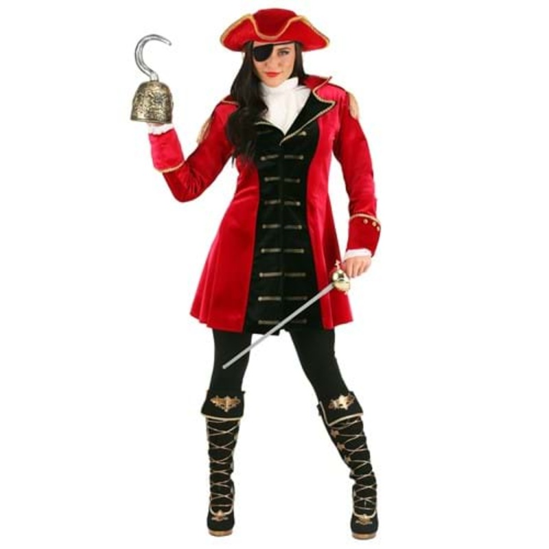Captain Hook Costume for Women Small