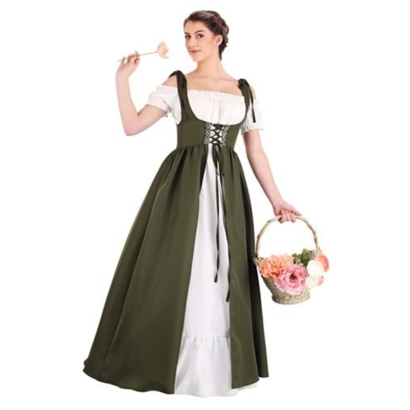 Celtic Renaissance Costume Dress for Women Small