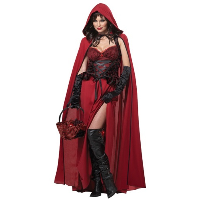 Dark Sexy Red Riding Hood Costume for Women X-Small