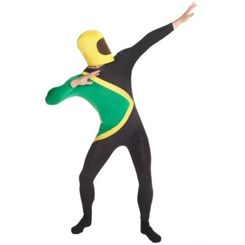 Jamaican Bobsled Team Morphsuit Costume for Men Standard