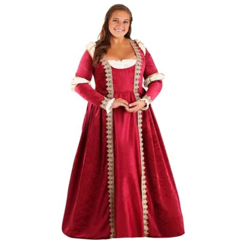 Plus Size Crimson Maiden Costume for Women 1X