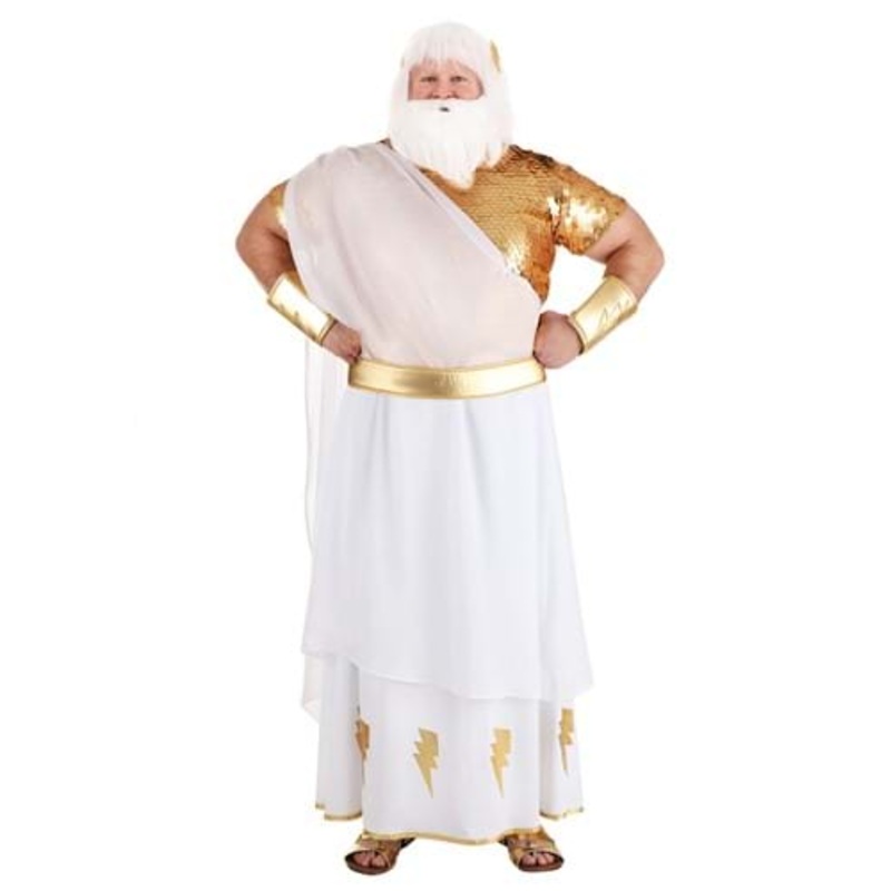 Plus Size Deluxe Zeus Men's Costume 2X