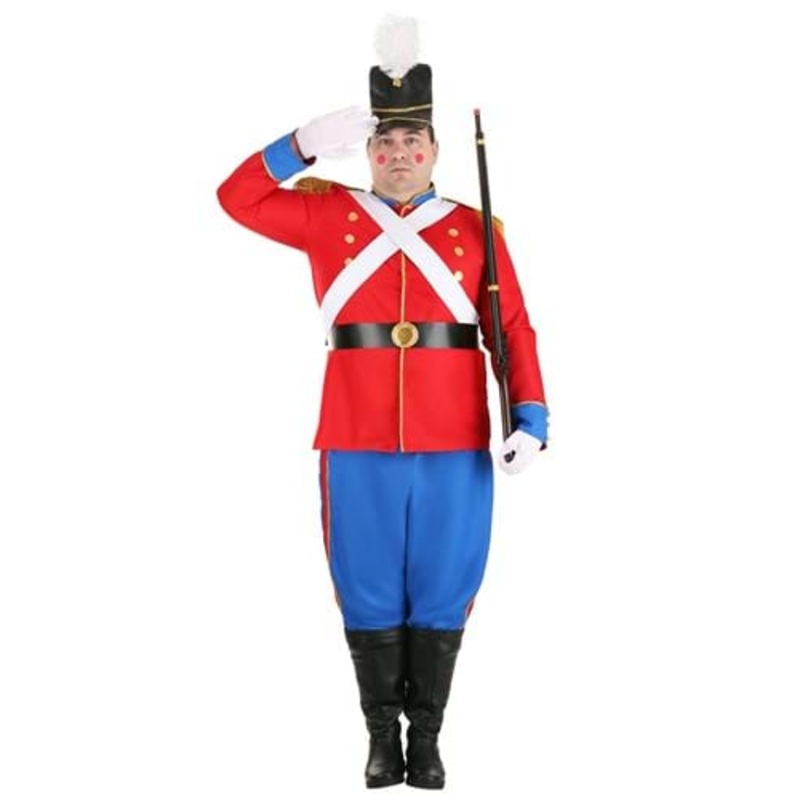 Plus Size Men's Toy Soldier Costume 2X
