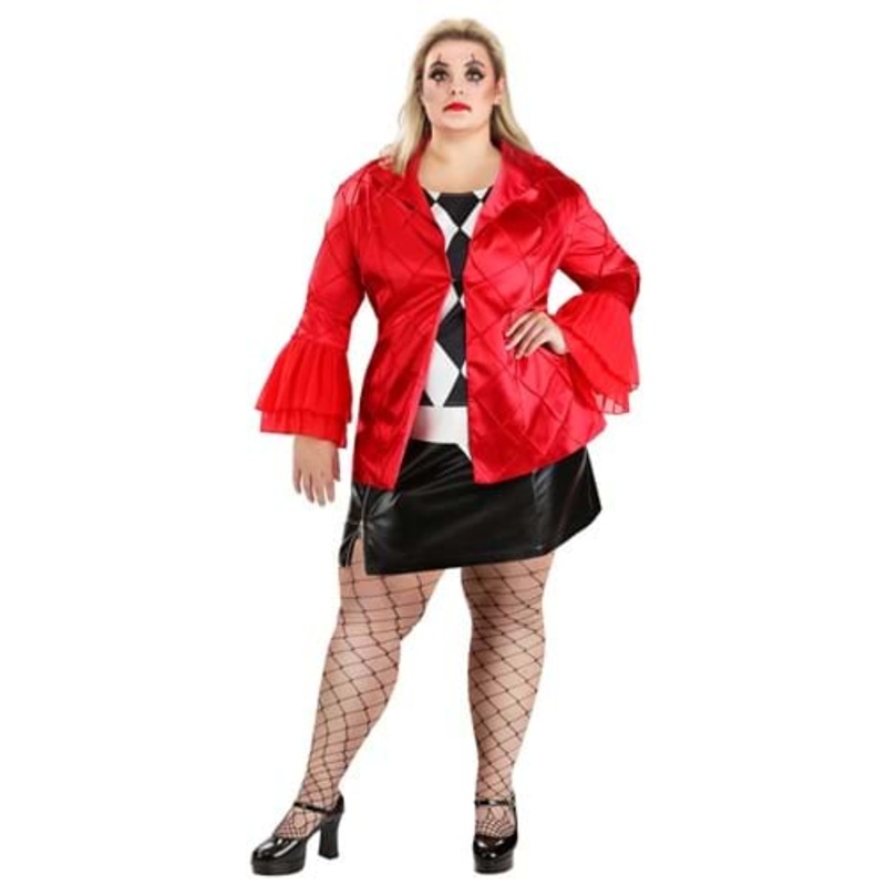Plus Size Women's Lady Jokester Costume 1X