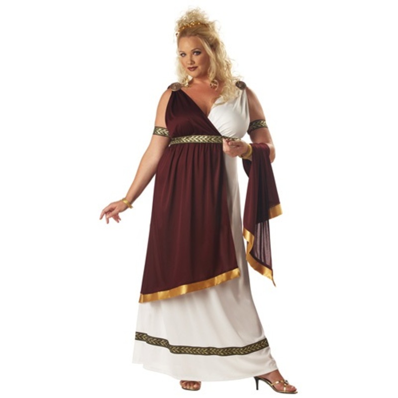 Plus Size Women's Roman Empress Costume 2X