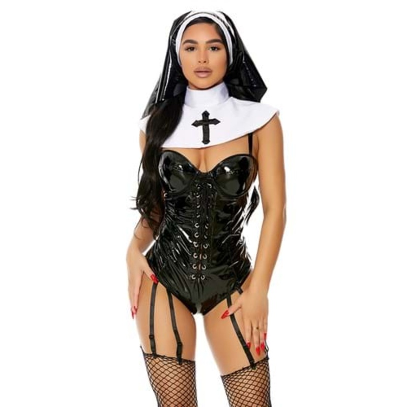 Say Your Prayers Nun Costume for Women X-Small/Small